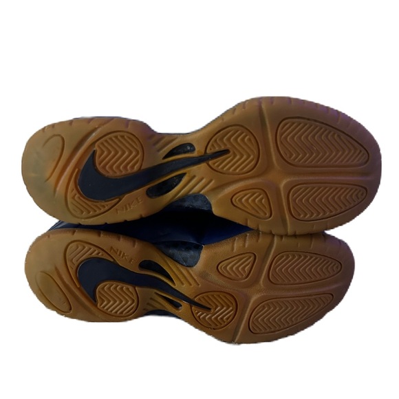 2020 Nike Little Posite One Pros “USA” Boys Size 3Y Navy and White Sneakers - Picture 7 of 14